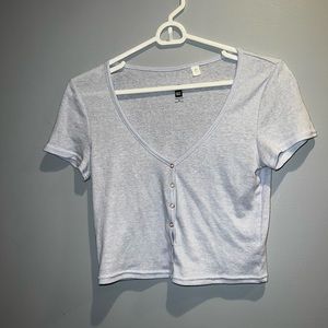 Me to we short sleeve crop top